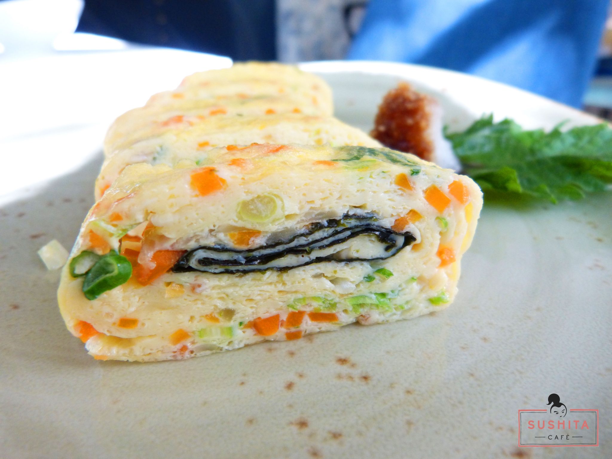 Las recetas de Sushita: Tortilla de verduras y alga Nori